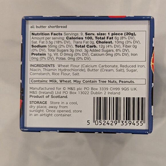 Marks & Spencer M&S English Guard Soldier Shortbread Tin (Target Collab) - Picture 10 of 12